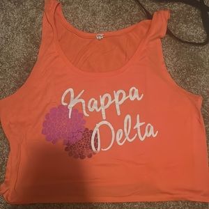 Kappa Delta Cropped Tank